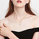 Shell Perle Perlen Blume Anhänger Halskette für Frauen JN1061A-7