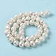 Fili di perle di perle d'acqua dolce coltivate naturali PEAR-E018-08-3