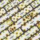 90 Uds. 9 estilos de etiqueta de papel de jabón con patrón de flores DIY-WH0399-69-032-7