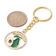 Porte-clés pendentif en alliage d'émail KEYC-JKC00622-05-3