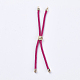 Nylon Twisted Cord Bracelet Making X-MAK-F018-16G-RS-1