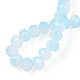 Fili di perle di vetro imitazione giada bicolore GLAA-T033-01C-05-4