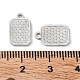 Rhodium Plated 925 Sterling Silver Charms STER-C003-02P-3