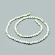 Natürliche australische türkisfarbene (Jaspis) Perlenstränge G-D0010-06A-4mm-2