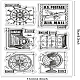 BENECREAT Travel Themed Plastic Clear Stamp DIY-WH0167-56-1044-2