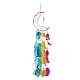 Rainbow Color Moon Feather Tassel Pendant Decorations PW-WG92679-01-5