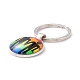 Glas-Schlüsselanhänger im Pride-Stil KEYC-F033-01L-3