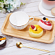 GORGECRAFT Bamboo Serving Tray Wooden Tea Breakfast Trays Multifunction Minimalist Rectangular Coffee Table Saucer Tray Platter Decor for Snacks Drinks Carrying Food Storage Parties Weddings Picnics AJEW-WH0348-31A-4