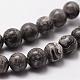Natural Map Stone/Picasso Stone/Picasso Jasper Bead Strands G-D840-60-6mm-3