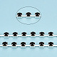 Серебряные латунные цепочки со стразами из латуни CHC-N020-11B-2