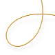 タイガーテールワイヤー  ステンレス鋼線  ラウンド  ゴールドカラー  0.5mm  約32.81フィート（10m）/セット TWIR-N004-0.5mm-G-4