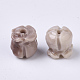 Perles de corail synthétiques CORA-R017-28-B04-3