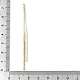 Большие кулоны из латуни с микропейвом и прозрачным фианитом KK-G491-22G-3