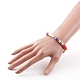 Rainbow Polymer Clay Heishi Beads Stretch Bracelets BJEW-JB05865-01-5