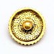 Eco-Friendly Alloy Rhinestone Jewelry Snap Buttons X-SNAP-F004-61-NR-2