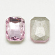 Cabujones de cristal con rhinestone RGLA-T079-13x18mm-10-2