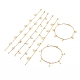 Bracelets de cheville en 304 acier inoxydable avec pendentif AJEW-H103-01-1