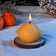 パラフィンキャンドル  レモンの形をした無煙キャンドル  結婚式のための装飾  パーティーとクリスマス  きいろ  44x73.5x54mm DIY-D027-06-3