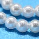Redondo shell hebras de abalorios de perlas BSHE-L011-2.5mm-A013-4