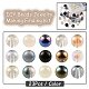 345Pcs 15 Color Electroplate Glass Beads Strands EGLA-Q026-03-2