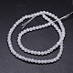 Natural Rainbow Moonstone Round Bead Strands G-M263-A-02-2