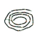 Pierres précieuses perles rondes naturelle de jade brins G-A130-2mm-M05-3