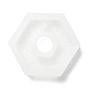 Imitation Embedded Rhinestone Hexagon Pendant Silicone Molds DIY-I090-12-3