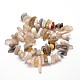 Pépites naturelles agate de botswana perles brins G-E271-04-2