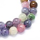 Fili di perle di tanzanite naturale e tormalina G-O180-10-6mm-3
