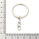 Geteilte Schlüsselanhänger aus Eisen mit Kette FIND-B028-20P-3