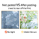 16 Blatt 4 Stile wasserdichte PVC-farbige laserbefleckte Fensterfolie DIY-WH0314-066-8
