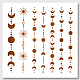 Nbeads 3 шт. трафареты для рисования с луной и звездами DIY-WH0402-038-1