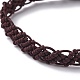 Nylon Thread Braided Cord Bracelet BJEW-JB07412-04-5
