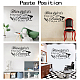 PVC Quotes Wall Sticker DIY-WH0200-059-3