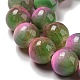 Chapelets de perles en jade naturelle teinte G-F764-03C-4