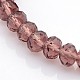 Glass Rondelle Beads Stretch Bracelets BJEW-F069-02-2