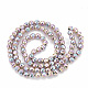 Electroplate Non-magnetic Synthetic Hematite Beads Strands G-N0318-28-D-2