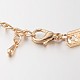Geschnitzt Muster Eisen Drehmomente Halsketten Halsband NJEW-H417-04G-3