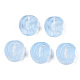 Perles de verre peintes par pulvérisation transparent GLAA-N035-036-C11-2
