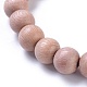 Bracelets extensibles avec perles en bois BJEW-JB05019-02-2