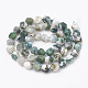 Chapelets de perles en agate d'arbre naturelle G-S332-6mm-010-3