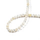 Brins de perles de coquillage blanc naturel X-SSHEL-N003-144C-01-4