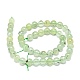 Chapelets de perles en préhnite naturelle G-O201A-06B-2