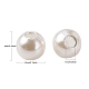 Perles acryliques de perles d'imitation PL616-1-3