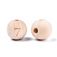 Unfinished Natural Wood European Beads WOOD-S045-141A-7-2