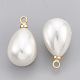 ABS Plastic Imitation Pearl Pendants KK-T035-62-2