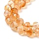 Chapelets de perles de citrine naturelle G-P508-A11-01-4