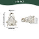 Dicosmetic 100 Uds. Amuletos de mariquita KY-DC0001-05-2