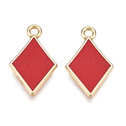 Подвески из эмали и сплава FIND-WH0038-79G-04