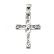 Латунные микро проложить кубического циркония подвески KK-U056-51P